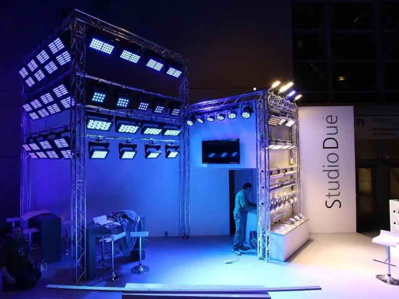 audio visual exhibition stand
